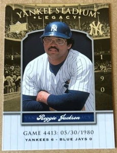 REGGIE JACKSON 2008 UPPER DECK YANKEE STADIUM LEGACY CardYSL4413 NM-MT Condition - Picture 1 of 2