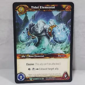 World Of Warcraft War Of The Elements Tidal Elemental 54/220 Uncommon TCG Card - Picture 1 of 2