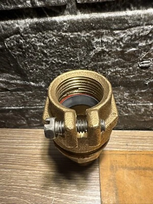 3/4" AY McDonald 5142-171 Brass Straight Coupling PVC Mac-Pak Compression x MNPT - Image 1 of 4