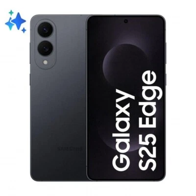 Samsung Galaxy S25 Edge S937 5G 256GB 12GB RAM Dual Sim Titanium Jetblack Europa - Immagine 1 di 4