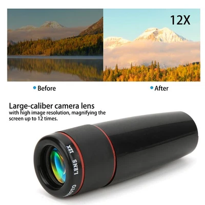 25X32 Teleobjektiv Für Handykamera Outdoor Portable Single Telesc Ec - Bild 1 von 4
