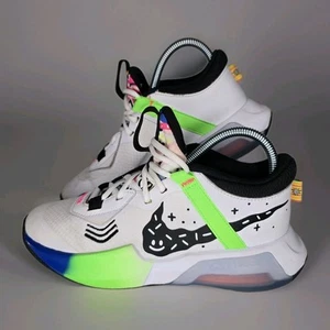 Nike Air Zoom Crossover GS Sprinkle Swoosh Kid 4.5Y Basketball Shoes DV1365-101 - Picture 1 of 21