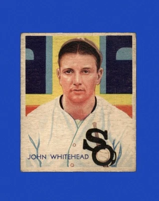 1934-36 Diamond Stars Set-Break # 51 Burgess Whitehead VG-VGEX (crease) - Image 1 of 2