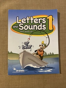Abeka 1st Grade Letters and Sounds 1 Phonics Seatwork Text, No Writing - Picture 1 of 8