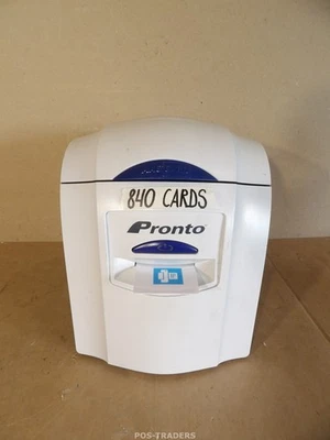 Magicard PRONTO ID Color Card Printer USB - 840 CARDS - TESTED OK / INCL RIBBON - Bild 1 von 4