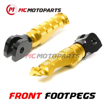 For Kawasaki Z1000 SX 2017-2018 Replacement Rider Front CNC Billet Foot Pegs — 第 1/4 张图片