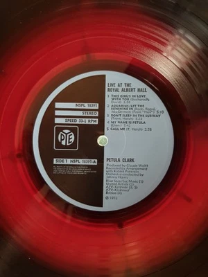 Petula Clark - Live At The Royal Albert Hall 1972 LP Pye Records NSPL 18391 Very - Image 1 of 2