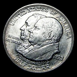 1923-S Monroe Commemorative Half Dollar Silver Stunning Coin ---- #933U - Picture 1 of 4
