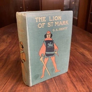 The Lion Of St Mark, G.A. Henty, Vintage Blackie hardback 1910 - Picture 1 of 15
