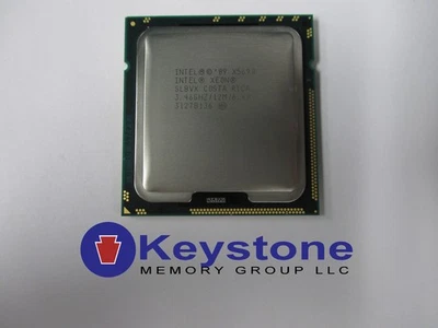 Intel Xeon X5690 SLBVX 3.46GHZ 12MB 6.4GT/s LGA 1366/Socket B Six-Core CPU *km - Image 1 of 2