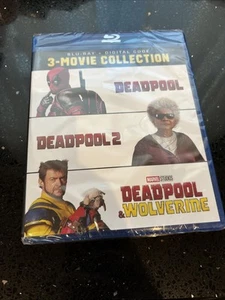 Deadpool: 3-Movie Collection Blu-ray + Digital Code , 2024 Blu-Ray New Sealed - Picture 1 of 2