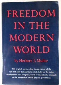 FREIHEIT IN DER MODERNEN WELT - Herbert J. Müller (1966 Hardcover 1. Aufl.) - Bild 1 von 3