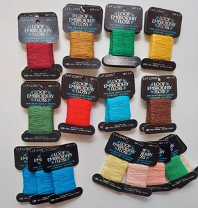 J&P Coats Embroidery Floss 2 strands, 50yd,100% mercerized cotton, 24 pieces NEW - Picture 1 of 15