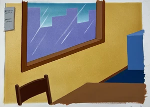 Disney - Handbemalte Animation Cel Hintergrund - Goof Troop (Goofy)? - Bild 1 von 7