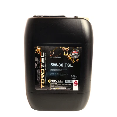 20L Torotec 5W-30 Engine Oil Fully Synthetic ACEA C2/C3 Mercedes 229.51, 229.52 - Image 1 of 4