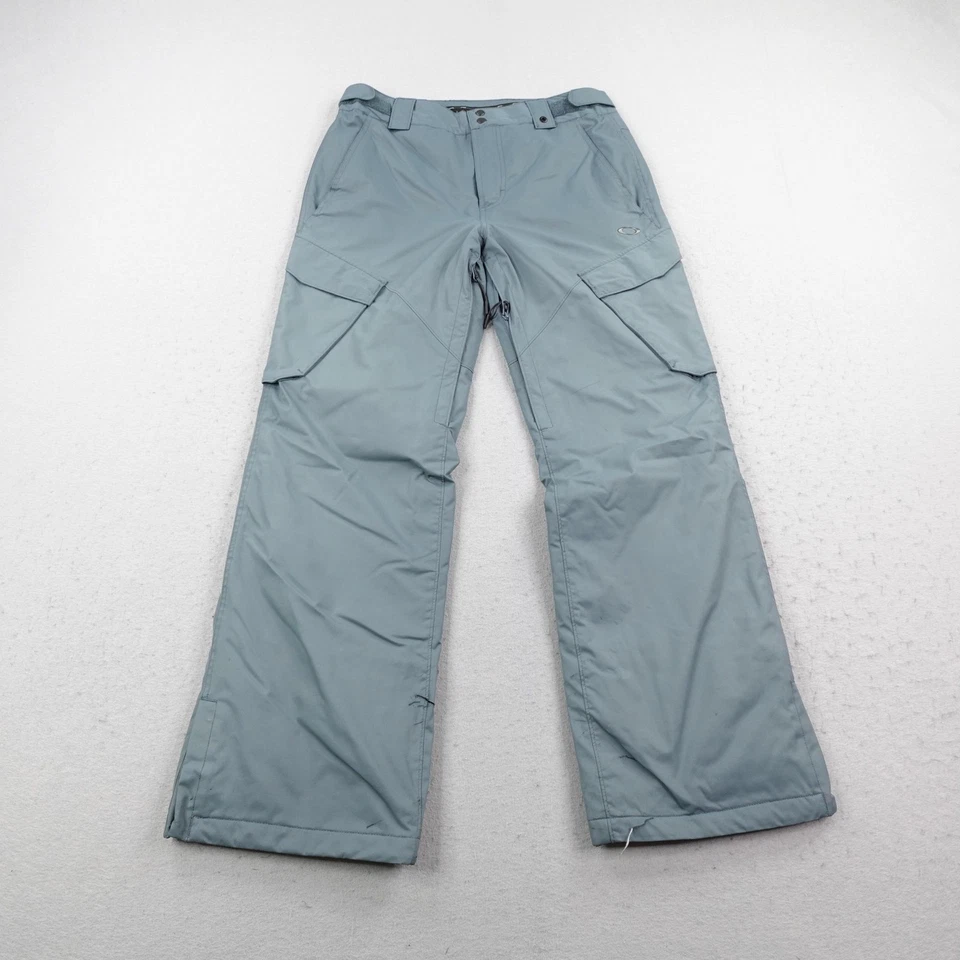 Calça Oakley Masculina Média Azul Esqui Snowboard BioZone FN Dry 10K Isolada de Neve - Imagem 1 de 4