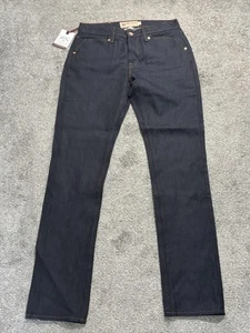 Iron and Resin Jeans Men’s 32 Enduro Blue Denim Dark Wash Cotton 32x35 New - Picture 1 of 9