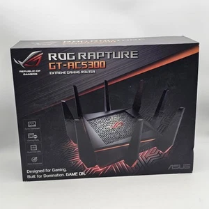 Router inalámbrico de CA de 8 puertos ASUS Rapture 5334 Mbps (GT-AC5300) - Imagen 1 de 10