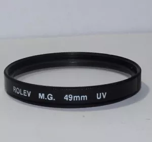 Lens Filter: Rolev MG 49mm UV - - - - Shipping is free USA - Picture 1 of 2