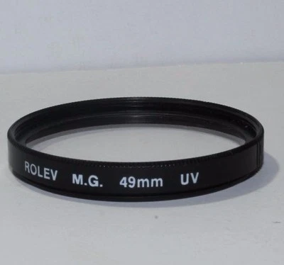 Lens Filter: Rolev MG 49mm UV - - - -   Shipping is free USA - Image 1 of 2