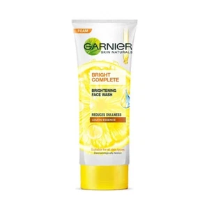 Garnier Skin Naturals, Facewash, Cleansing & Brightening Bright Complete 100 gm - Picture 1 of 4