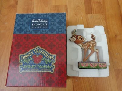Jim Shore Disney Traditionen Auslage 4010026 - Bambi Wonder Of Feder Figur - Bild 1 von 3