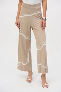 Joseph Ribkoff 252931 Abstract Print Knit Culotte Trousers Original Price£219.00 - Picture 1 of 6