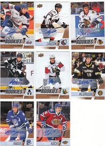 17/18 2017/18 Upper Deck CHL Auto #27 Davis Koch - Edmonton Oil Kings
