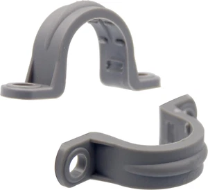 ISPINNER 12Pcs 1/2 Inch PVC Pipe Straps, 2 Holes Plastic Conduit Strap for PVC P - Picture 1 of 12