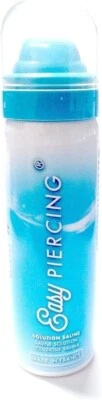 EASYPIERCING ® Cleaning Saline Solution Spray | Gentle Rinse Piercing Aftercare Wound Hydration