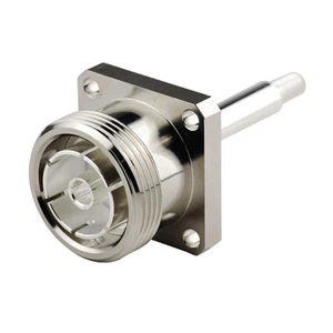 L29 7/16 DIN 4 Loch Flanschmontage Lötanschluss HF Steckver binder - Picture 1 of 3