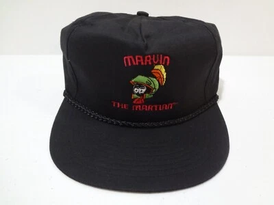 De colección 1992 Looney Tunes Marvin The Martian Snapback Sombrero Para Hombre Reproducción NUEVO NUEVO SIN ETIQUETAS Foto 1 de 4