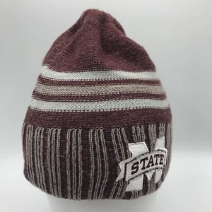 Gorro tejido bordado granate Adidas Mississippi State University - Imagen 1 de 13