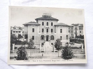 CARTOLINA PARMA CASA DI CURA BRAGA VALLI VIALE SOLFERINO 1930 C  FOTO VECCHIA - Picture 1 of 2