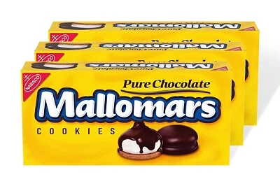 Mallomars pure chocolate Cookies 8.2 oz 3 PACK - Image 1 of 4