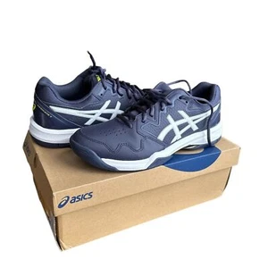 Asics Gel Dedicate 7 Herrenschuh – marineblau und weiß Größe 11 NEU IM KARTON - Bild 1 von 8