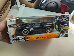 NOS NIB 2017 Jada R/C Hyper chargers 2017 black FORD GT Remote Control Car 2019 - Picture 1 of 10
