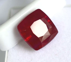 10.50 CT Natural Red Ruby Cushion Cut Certified loose Gemstone - Picture 1 of 8