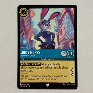 Judy Hopps 152/204 Disney Lorcana Rise of the Floodborn Regular Uncommon Card NM - Picture 1 of 2