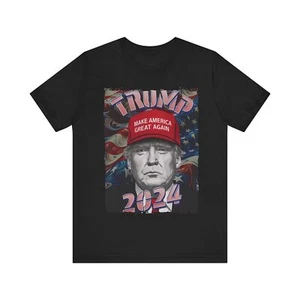 POTUS DONALD TRUMP PRESIDENT TRUMP TRUMP FOR PRESIDENT 2024 UNISEX TSHIRT - Picture 1 of 69