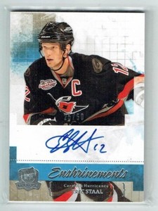 10-11 UD Upper Deck The Cup Enshrinements  Eric Staal  /50  Auto