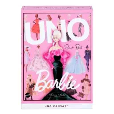 New UNO Canvas Barbie Fashion Model Collection Deck  Robert Best Card Game - Image 1 of 4