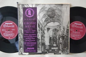 PHILIPS minigroove 2x10" LP RUDOLF MORALT STICH-RANDALL MOZART mass in C minor - Picture 1 of 5