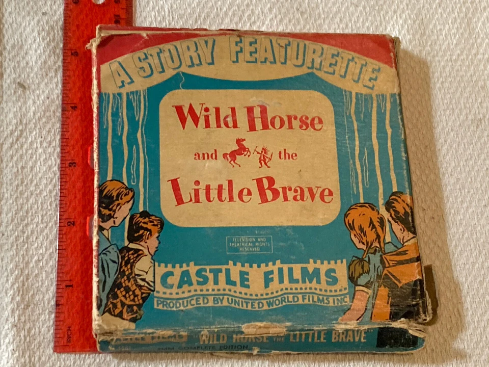 Castle Films 8mm Wild Horse & the Little Brave Original Box #1001 - Image 1 of 4