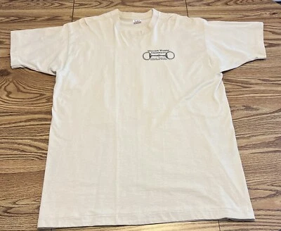 William Woods University T-Shirt 1995 Summer Riding Beige Single Stitch Mens XL - Image 1 of 4