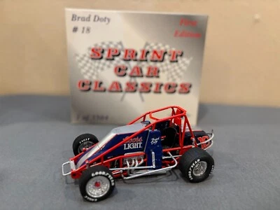 BRAD DOTY # 18 COORS LIGHT SPRINT CAR 1:18 GMP WORLD OF OUTLAWS RACING - Image 1 of 4