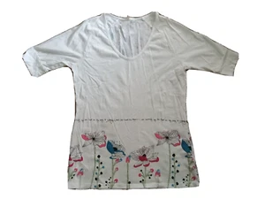 Zella Activewear 3/4 Sleeve Shirt - Flowers & Mushrooms - Size Xl - Picture 1 of 9