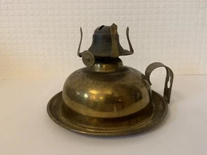 Vintage Brass Veritas No 49 Paraffin Oil Lamp Nightstick British Made - Picture 1 of 5