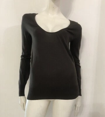 ICEBERG Maglia marrone Tg IT 42/S Seta Silk Cashmere - Imagen 1 de 4