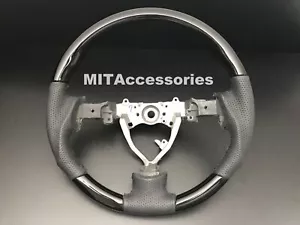 MIT Toyota FJ Cruiser 2006-2017 Black Piano genuine leather steering wheel-SPORT - Foto 1 di 4